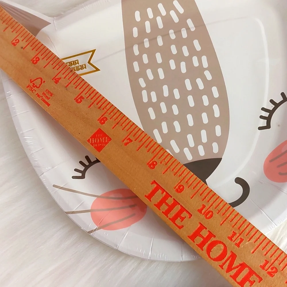 Disposable Kitty Design Plates